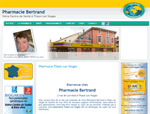 Tablet Screenshot of pharmacie-thaon-les-vosges.com